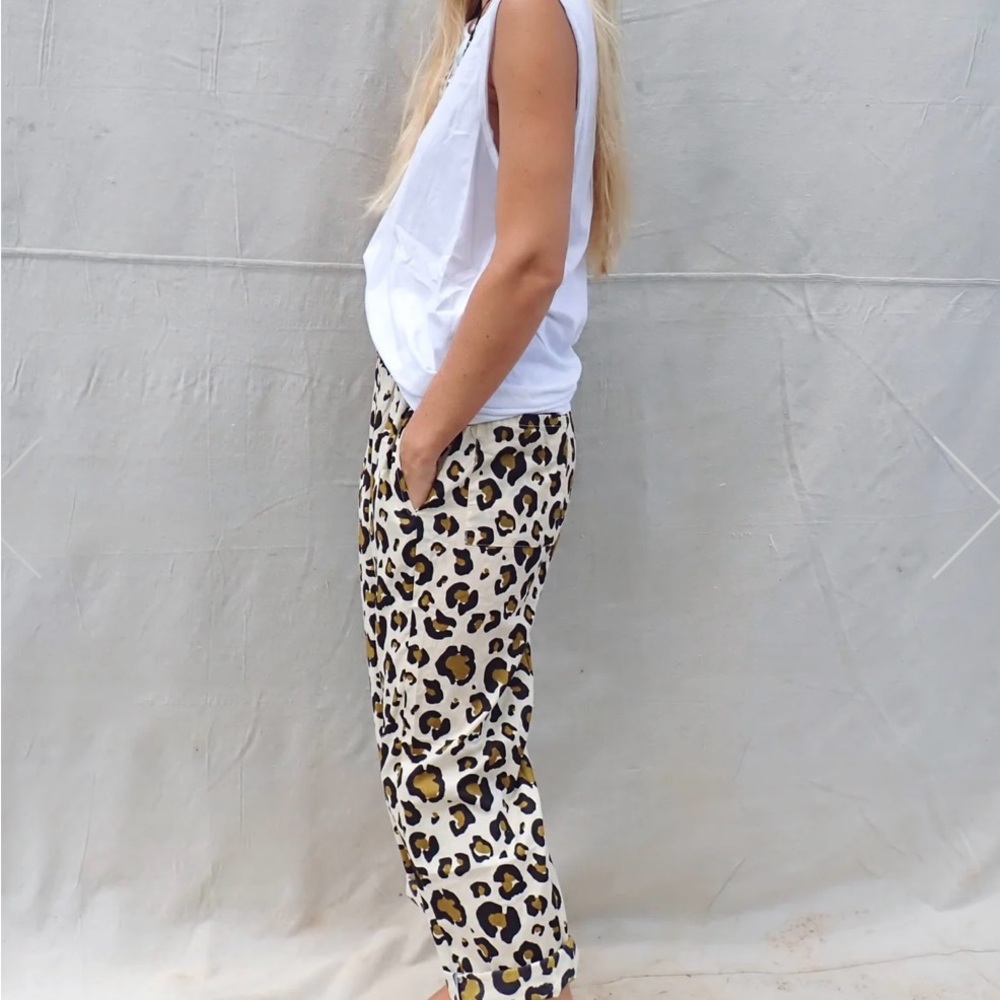Leopard Print Women's Pants